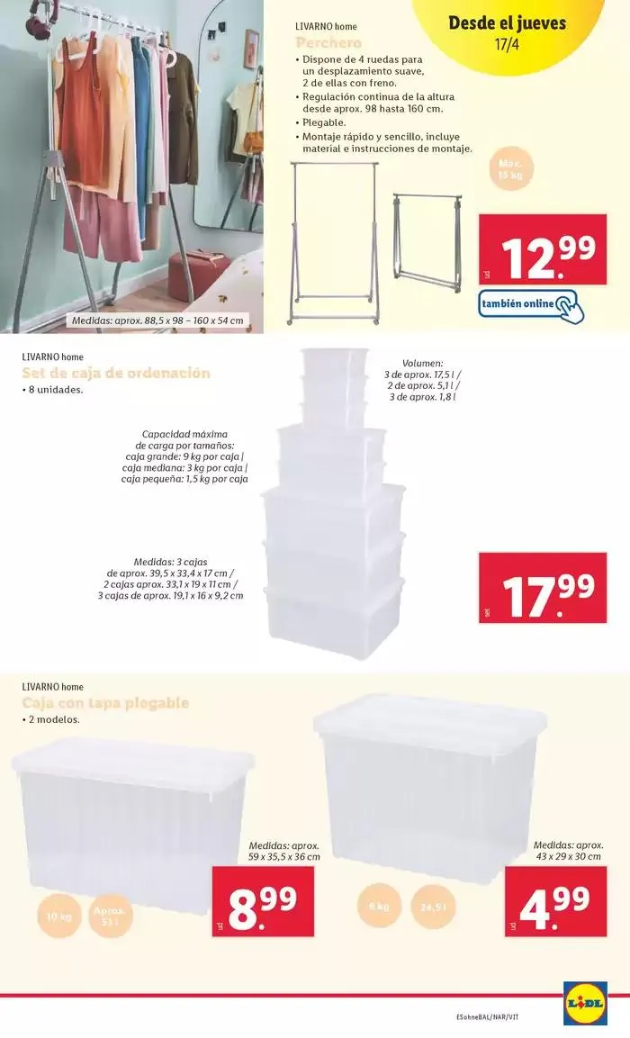 Catálogo de ¡Bazar Lidl! Ofertas válidas del 14/04 al 20/04 14 de abril al 20 de abril 2025 - Página 19