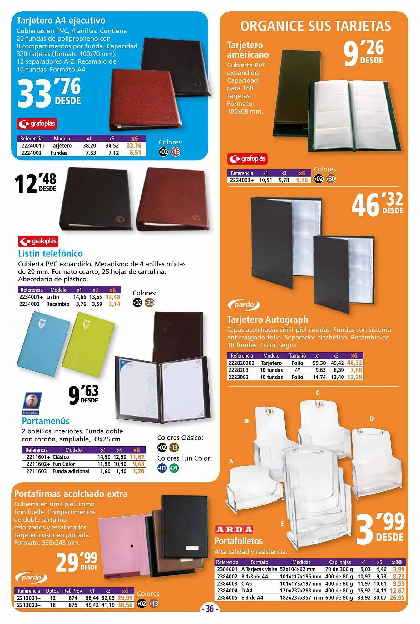 Catálogo de Folleto Folder 8 de mayo al 10 de octubre 2023 - Página 36