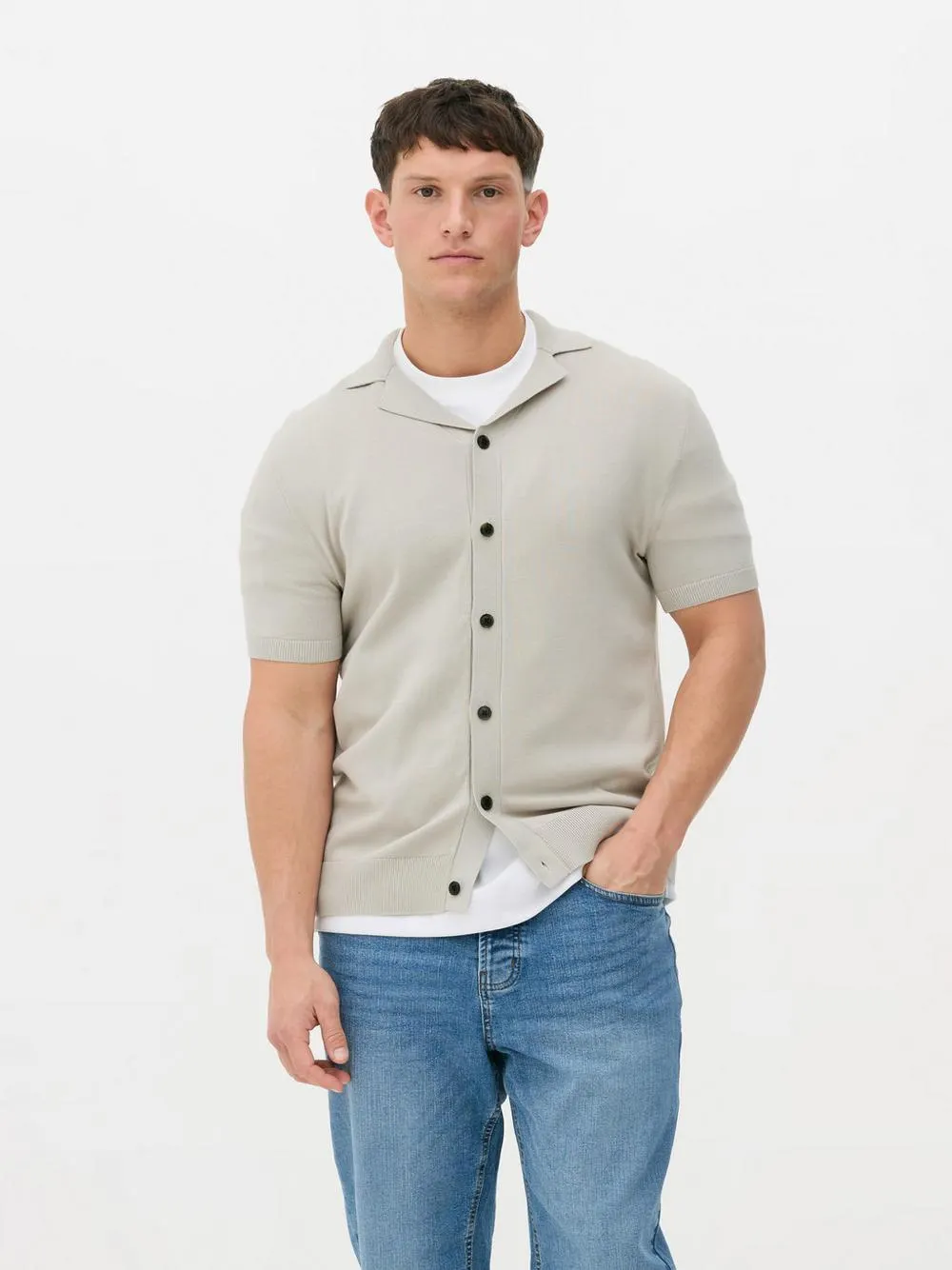 Camisa de punto y manga corta de Kem