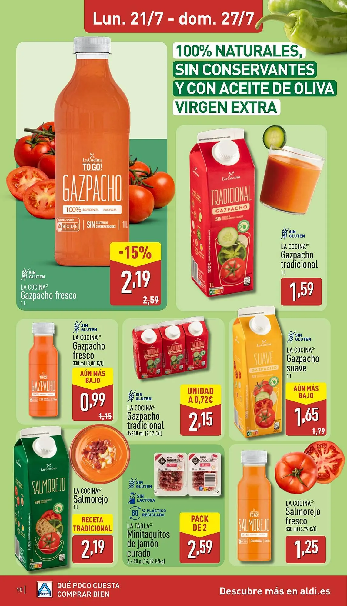 Catálogo de Folleto ALDI 21 de julio al 27 de julio 2025 - Página 10