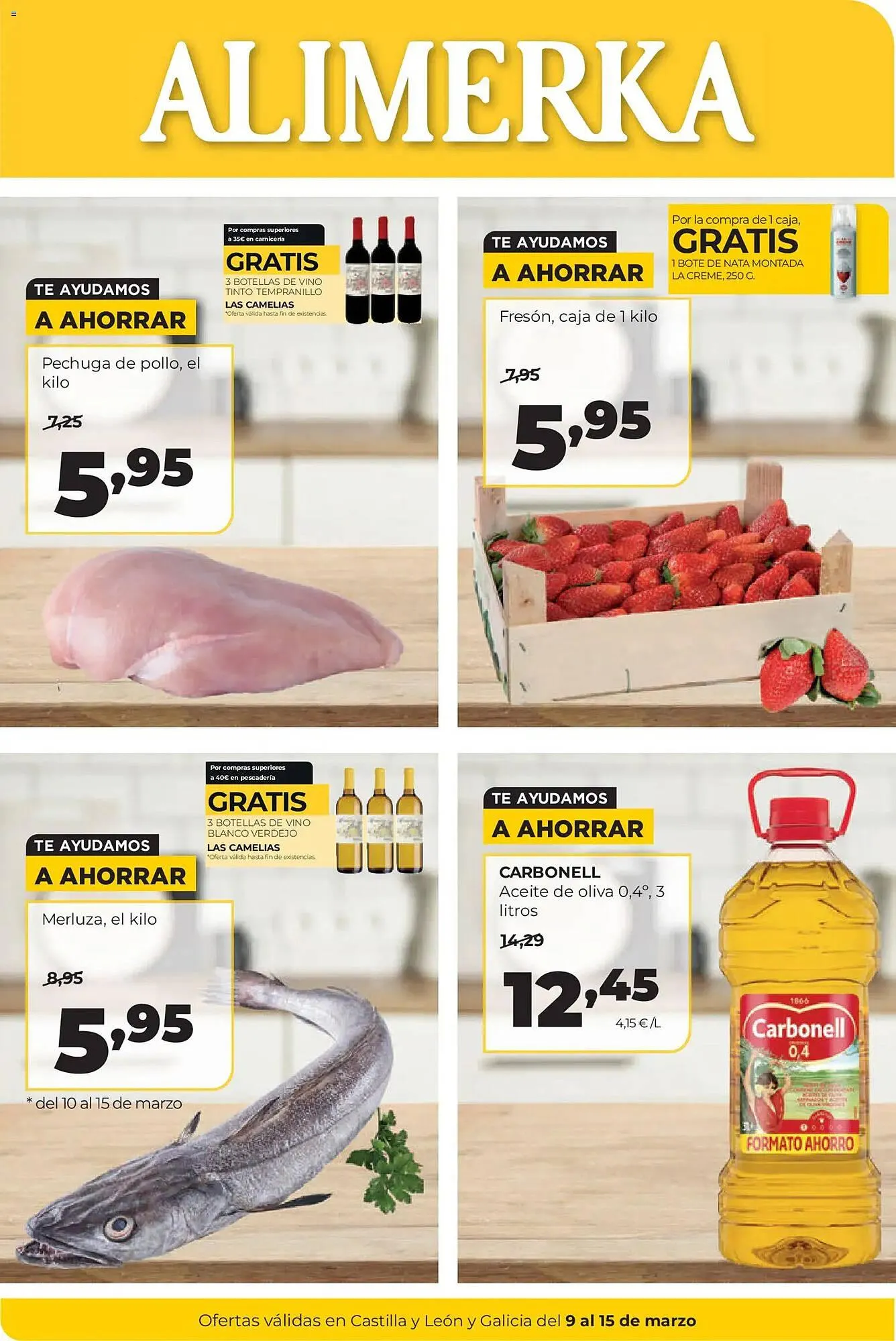 Catálogo de Folleto Alimerka 9 de marzo al 15 de marzo 2026 - Página 1