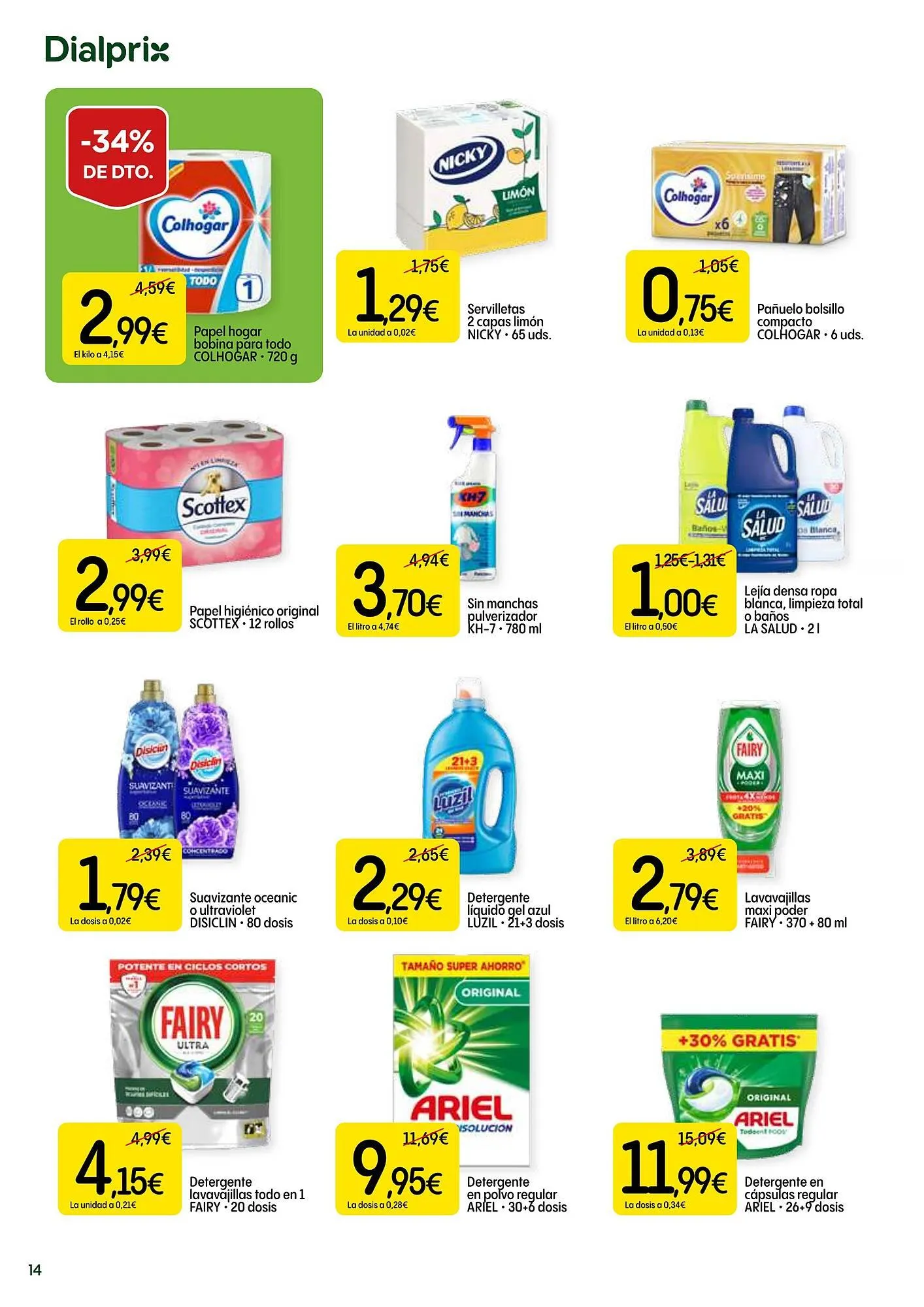Catálogo de Folleto Dialprix 26 de marzo al 22 de abril 2026 - Página 14