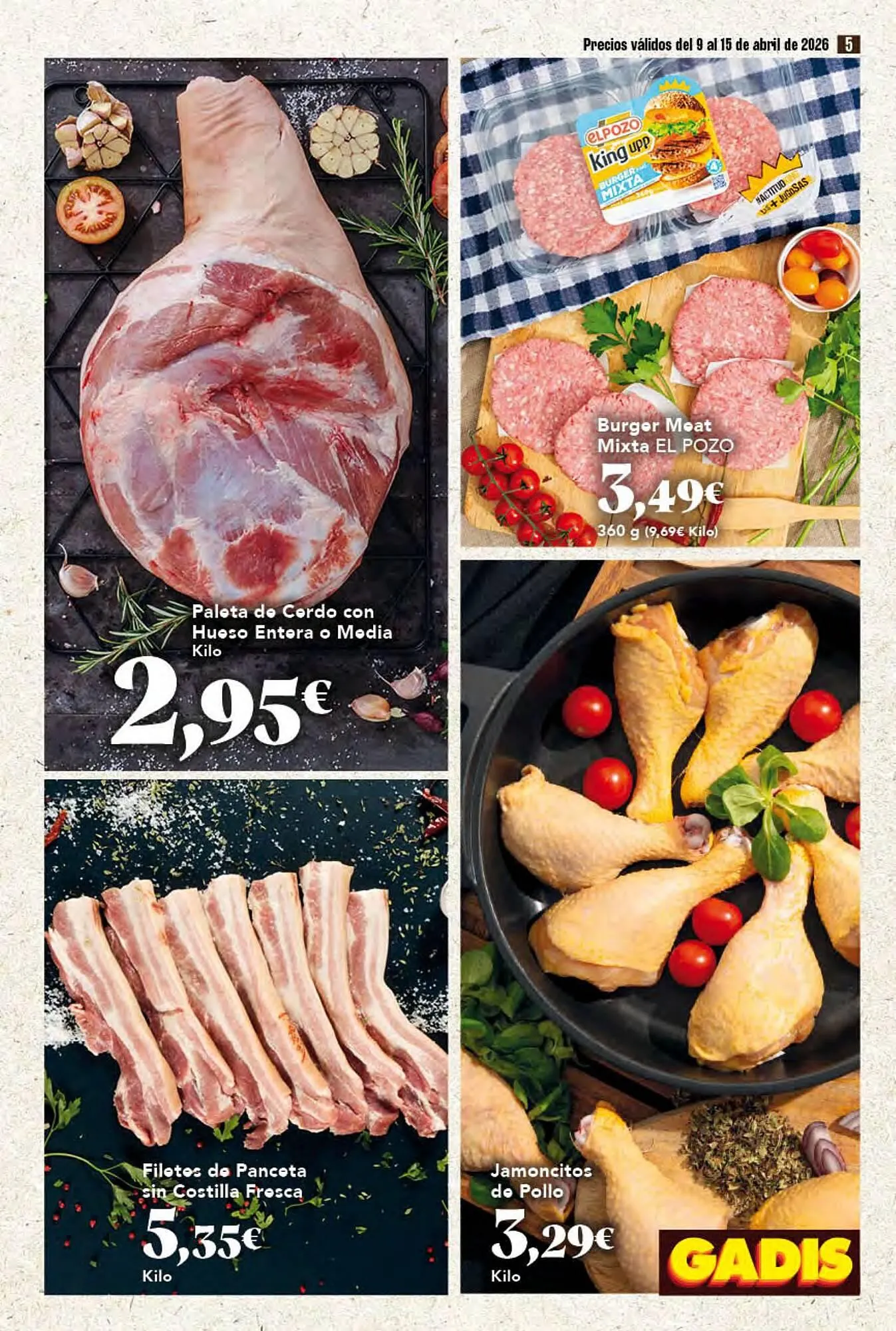 Catálogo de Folleto Gadis 9 de abril al 15 de abril 2026 - Página 5