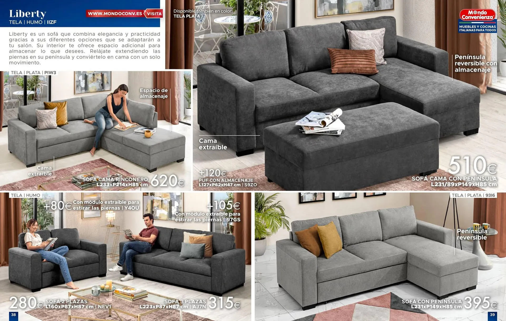 Catálogo de Folleto Mondo Convenienza 20 de noviembre al 31 de marzo 2024 - Página 21