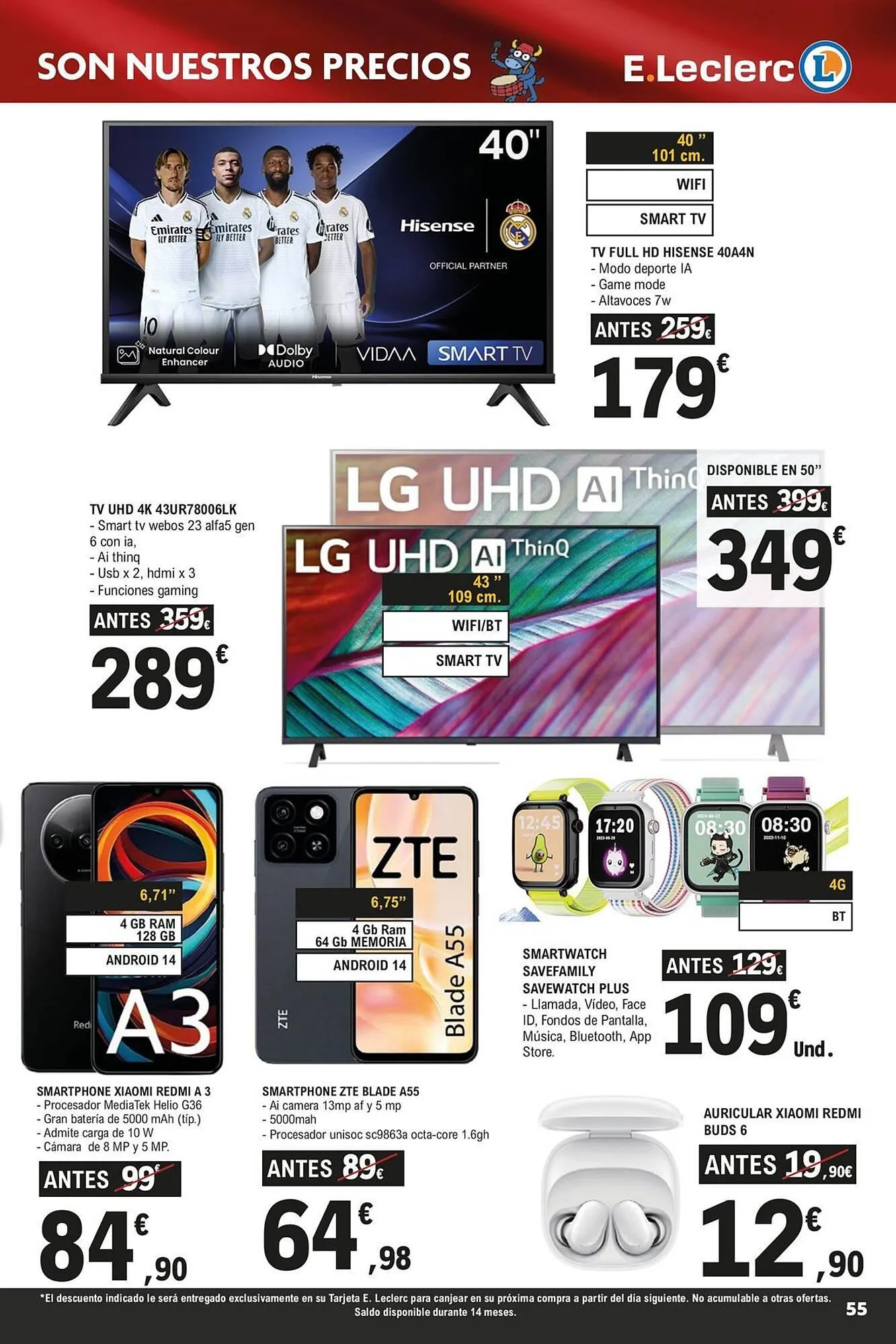 Catálogo de Folleto E.Leclerc 18 de junio al 12 de julio 2025 - Página 55