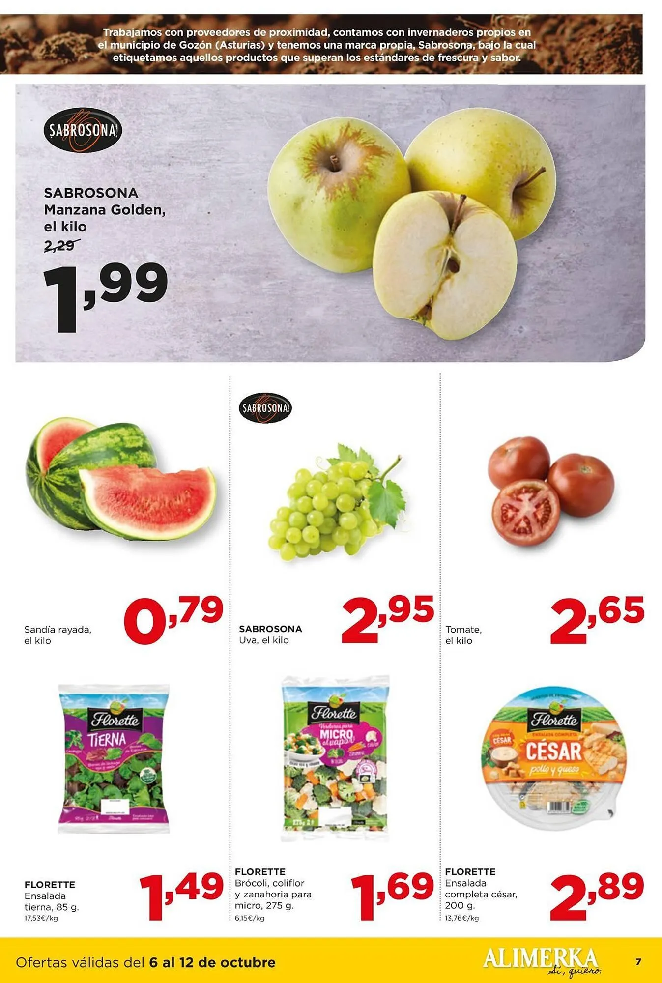 Catálogo de Folleto Alimerka 6 de octubre al 12 de octubre 2025 - Página 7