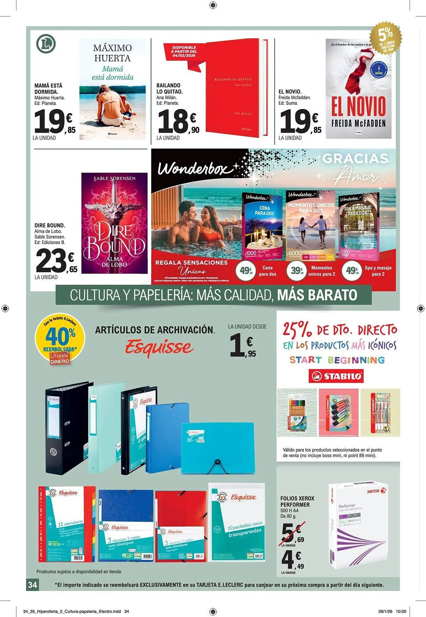 Catálogo de Catálogo E.Leclerc 4 de febrero al 15 de febrero 2026 - Página 34
