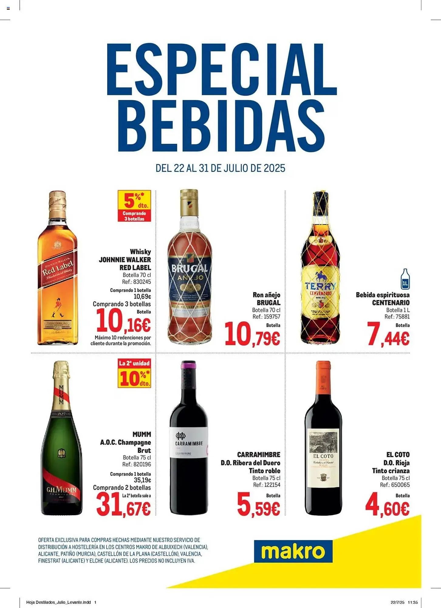 Catálogo de Folleto Makro 22 de julio al 31 de julio 2025 - Página 1