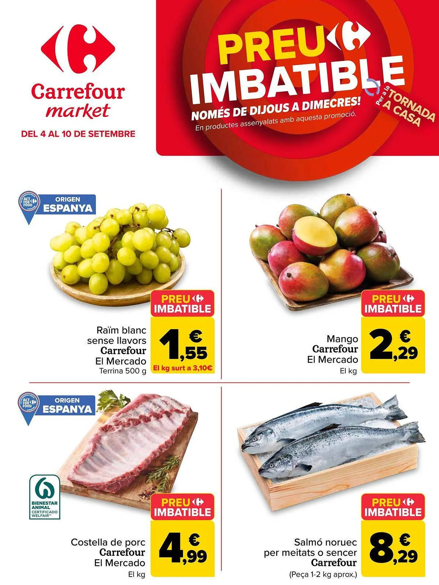 Catálogo de Folleto Carrefour Market 3 de septiembre al 10 de septiembre 2025 - Página 1