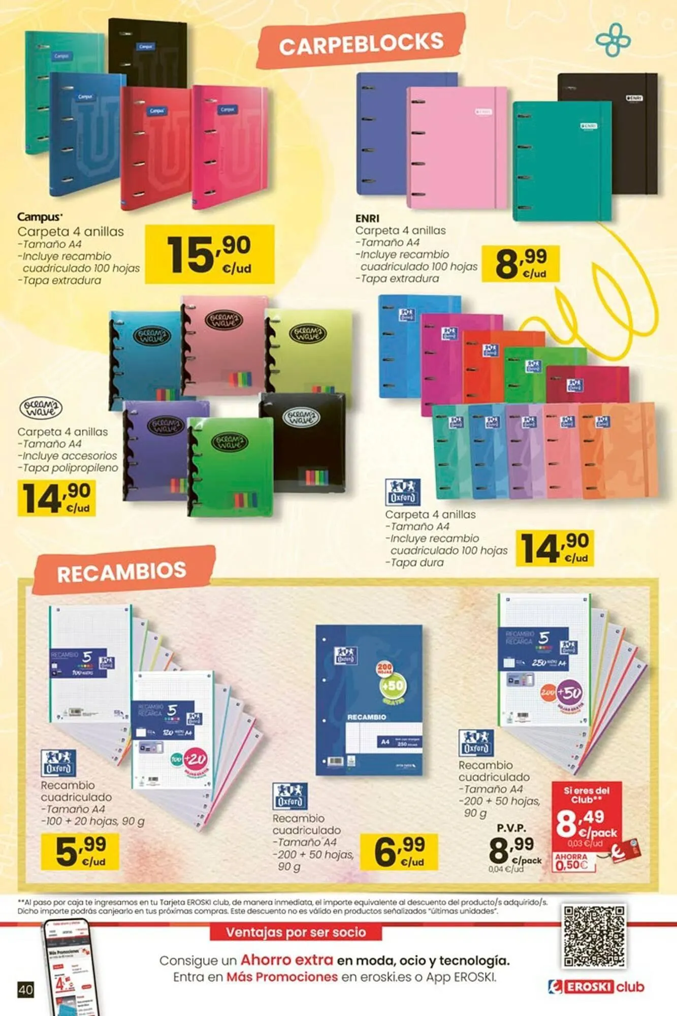 Catálogo de Folleto Eroski 21 de agosto al 17 de septiembre 2025 - Página 40