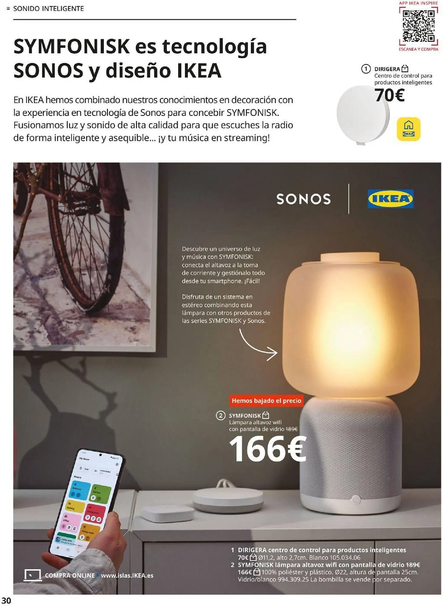 Catálogo de Folleto IKEA Iluminación 4 de septiembre al 31 de enero 2025 - Página 30