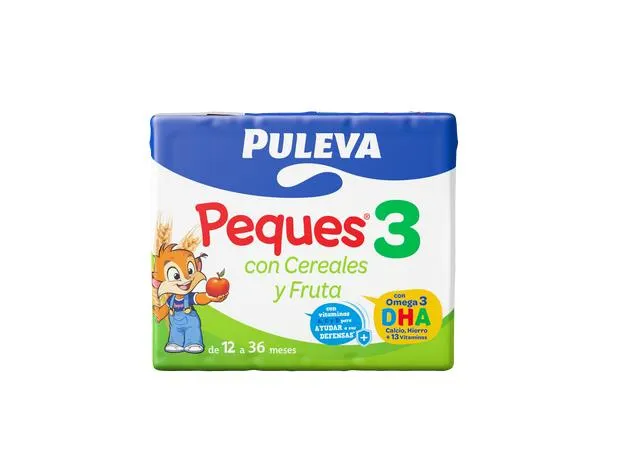 Leche crecimiento Puleva Peques cereales fruta 200ml