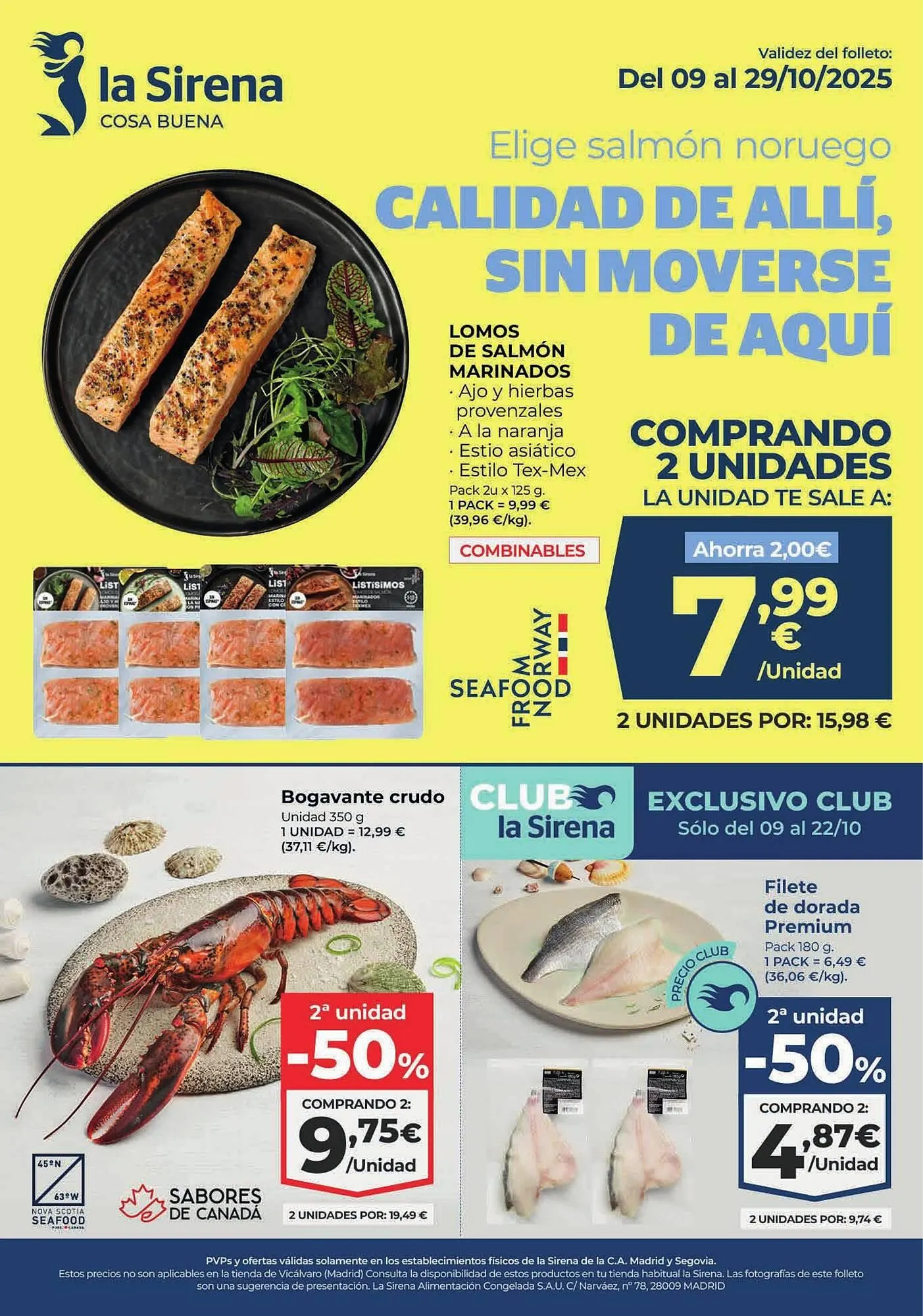 Catálogo de Catálogo La Sirena 9 de octubre al 29 de octubre 2025 - Página 1