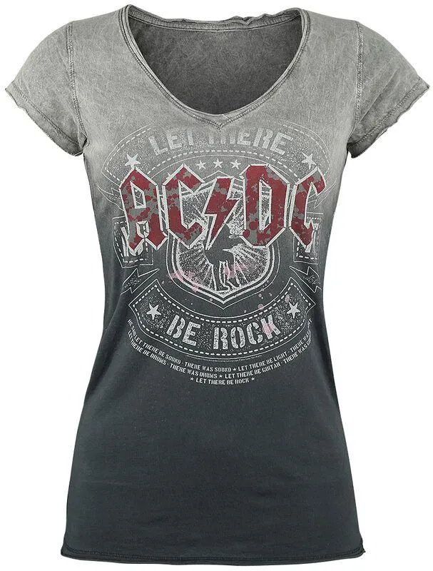 "Let there be Rock" Camiseta gris/gris oscuro de AC/DC