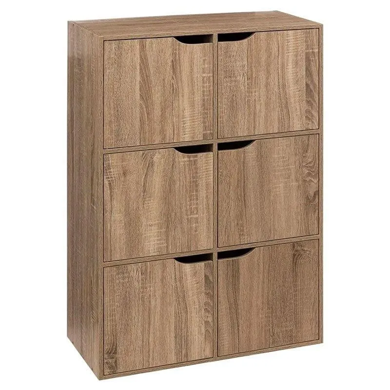 Aparador Olaya 5 Five 6 puertas madera 100,5x67,5x32 cm