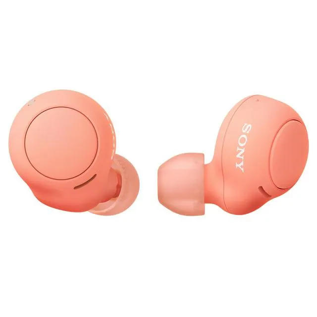 Auriculares True Wireless Sony WF-C500, Bluetooth, micrófono incorporado, naranja