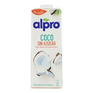 Bebida de Coco Sin azúcar Alpro 1 Litro