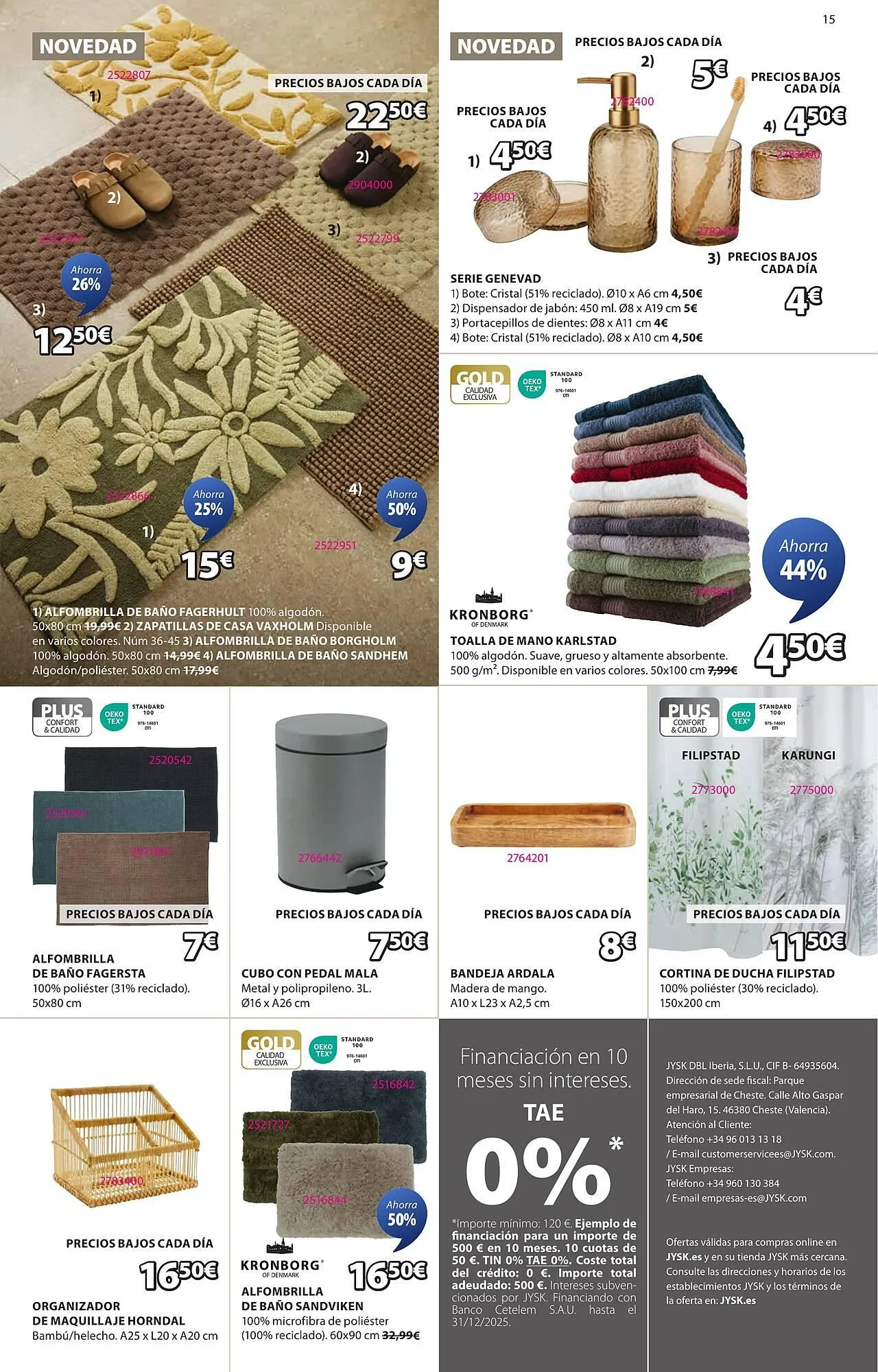 Catálogo de Folleto JYSK 1 de mayo al 11 de junio 2025 - Página 15