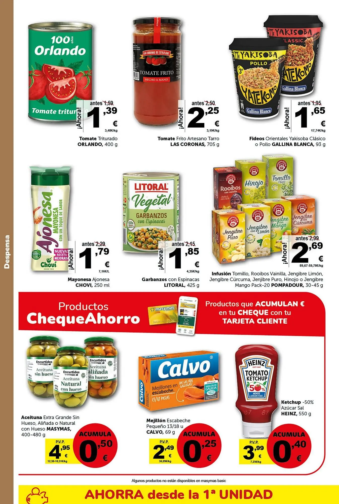 Catálogo de Folleto Masymas 4 de julio al 31 de julio 2025 - Página 12