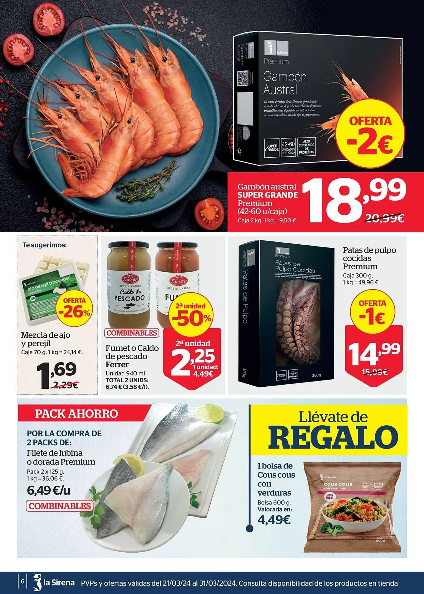 Catálogo de Folleto La Sirena 21 de marzo al 31 de marzo 2024 - Página 6