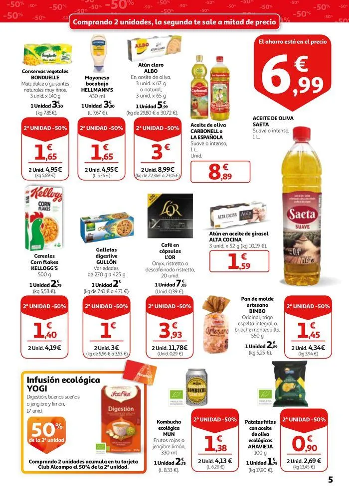 Catálogo de 2ª unidad -50% en una gran selección de productos 16 de mayo al 29 de mayo 2024 - Página 5