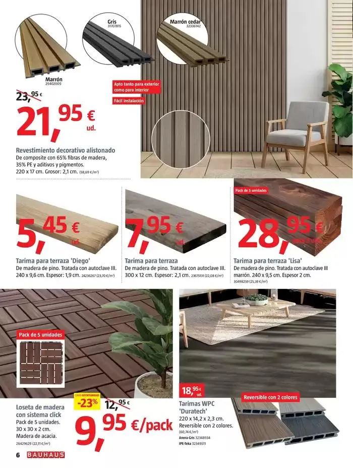 Catálogo de  Bricolaje, reformas, decoración y jardín 3 de abril al 7 de mayo 2025 - Página 6