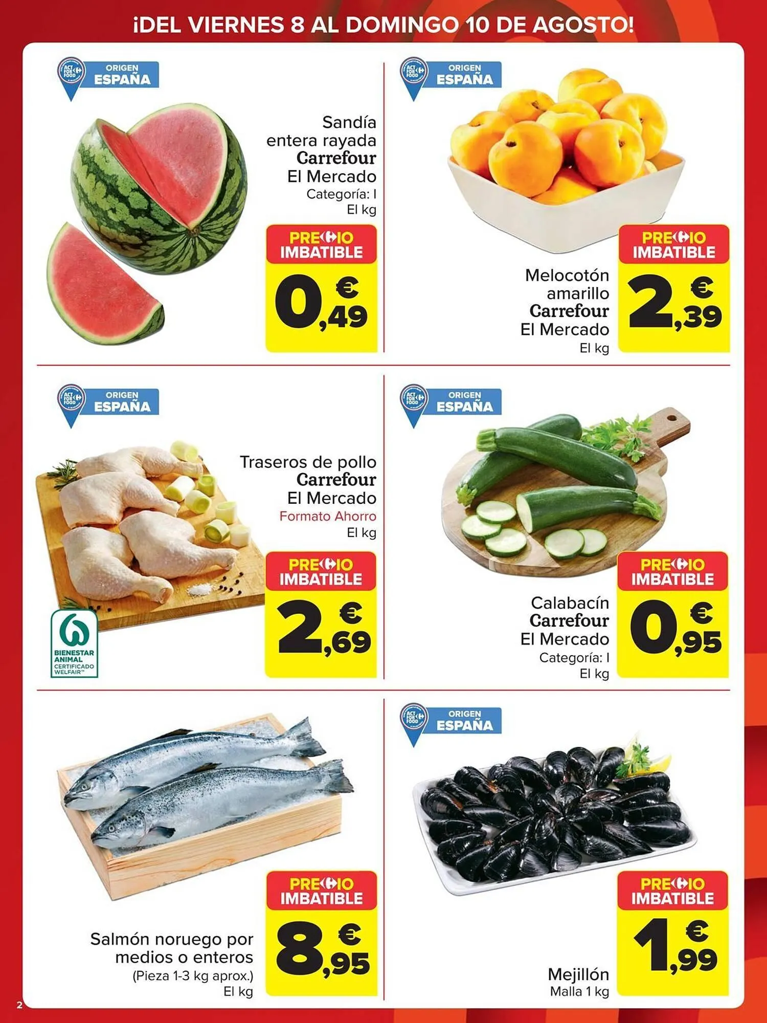 Catálogo de Folleto Carrefour 8 de agosto al 10 de agosto 2025 - Página 2