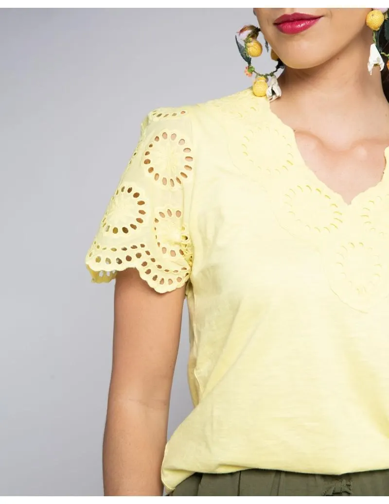 Camiseta Batista Bordada