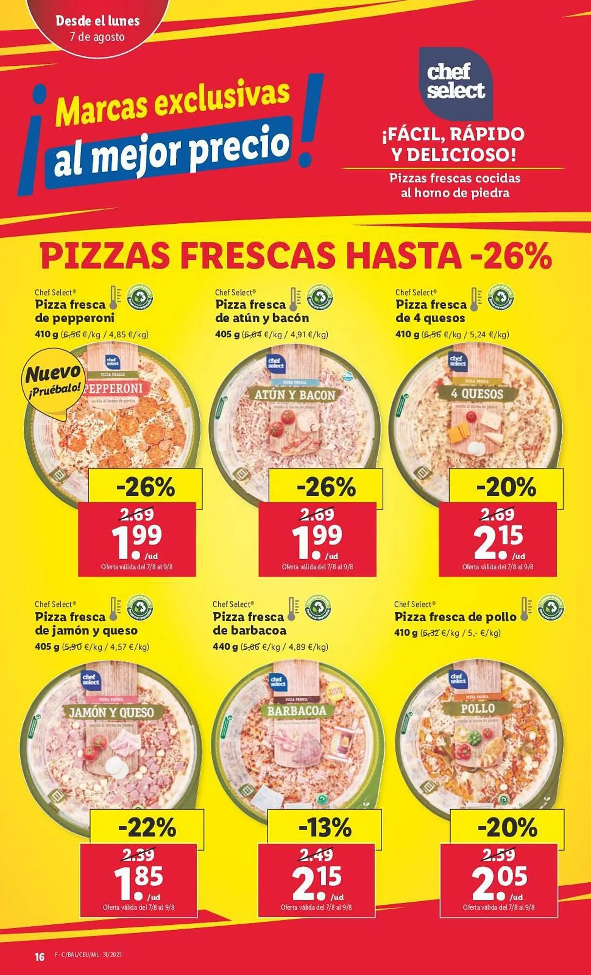 Catálogo de Folleto Lidl 3 de agosto al 9 de agosto 2023 - Página 16
