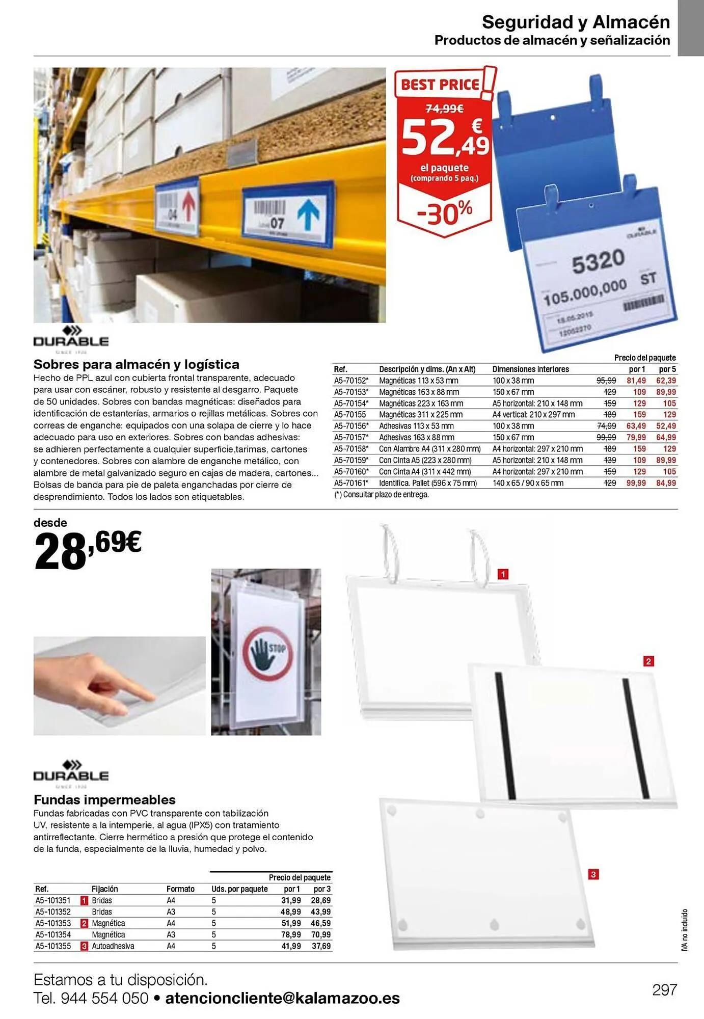 Catálogo de Folleto Staples Kalamazoo 19 de enero al 31 de diciembre 2026 - Página 297