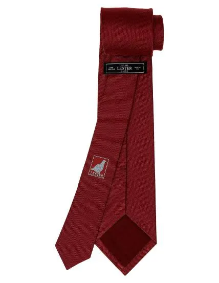 Corbata liso clasico Burdeos