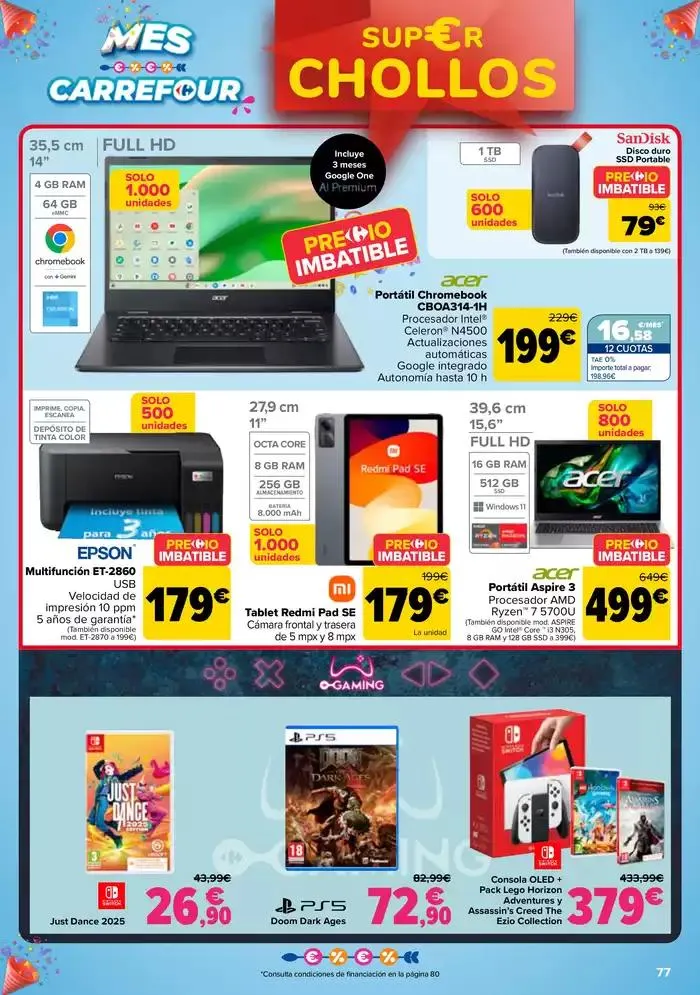 Catálogo de 50% QUE VUELVE + 2ªUD. AL -50% 13 de mayo al 26 de mayo 2025 - Página 77