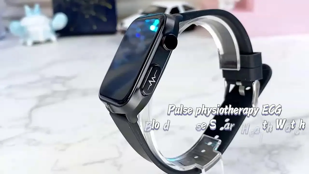 pulso fisioterapia ecg glucosa en sangre reloj inteligente de salud fitness reloj para correr bluetooth control de temperatura podómetro compatible con android ios mujeres hombres ip68 a prueba de