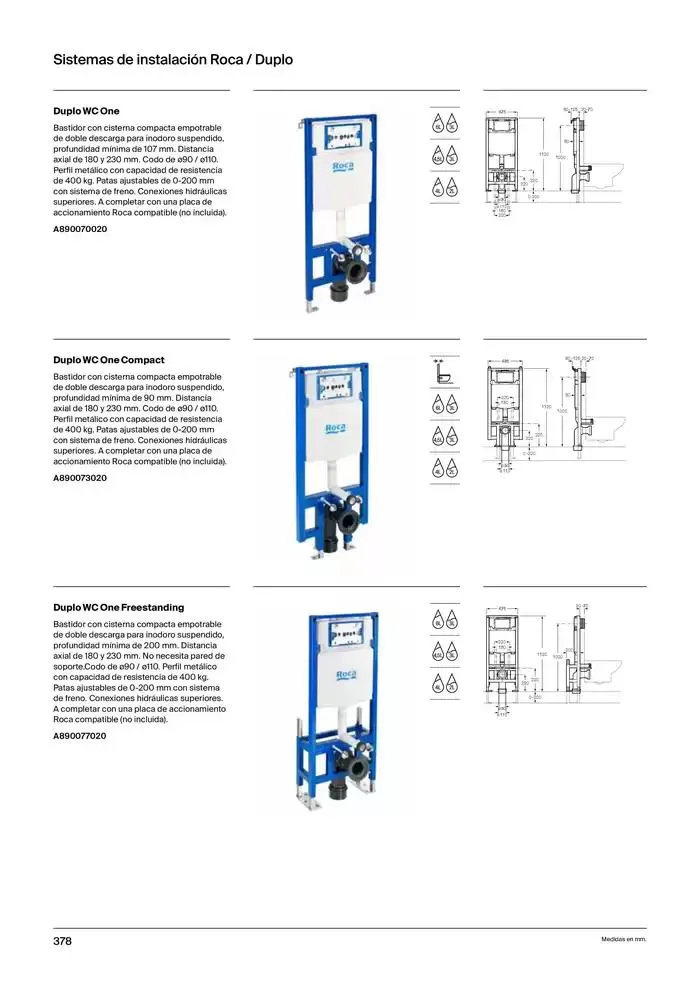 Catálogo de Colecciones de Baño, Muebles y Accesorios 9 de enero al 31 de diciembre 2025 - Página 380