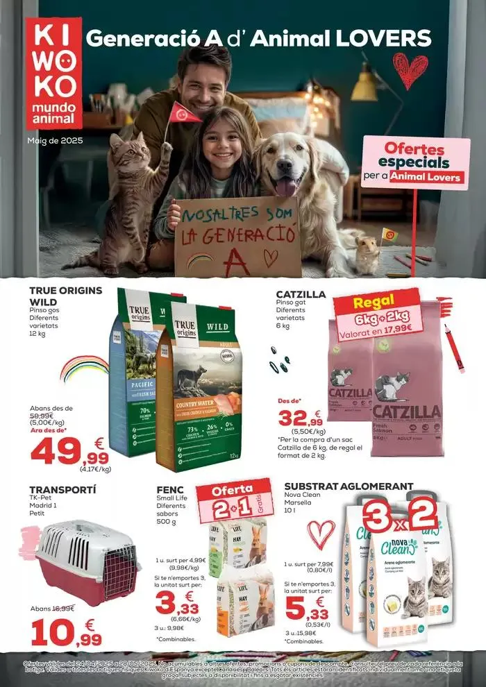 Catálogo de Generació A d'Animal Lovers 24 de abril al 28 de mayo 2025 - Página 1