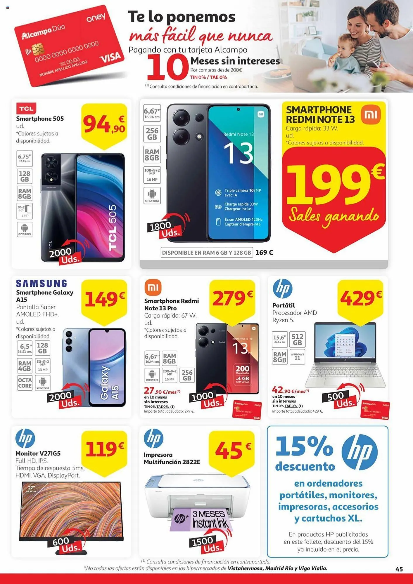 Catálogo de Folleto Alcampo 26 de septiembre al 9 de octubre 2024 - Página 45