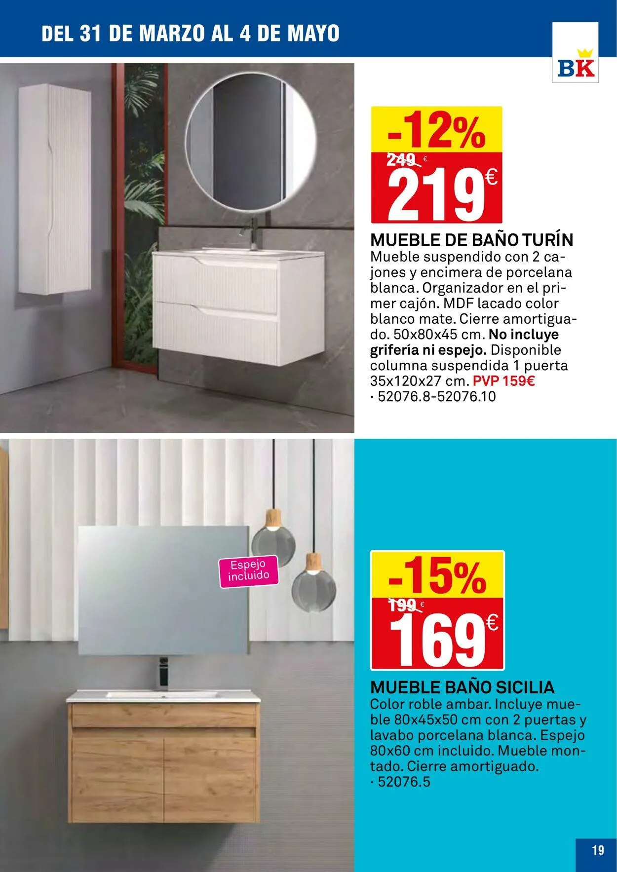 Catálogo de Bricoking Oferta actual 28 de abril al 12 de mayo 2025 - Página 19