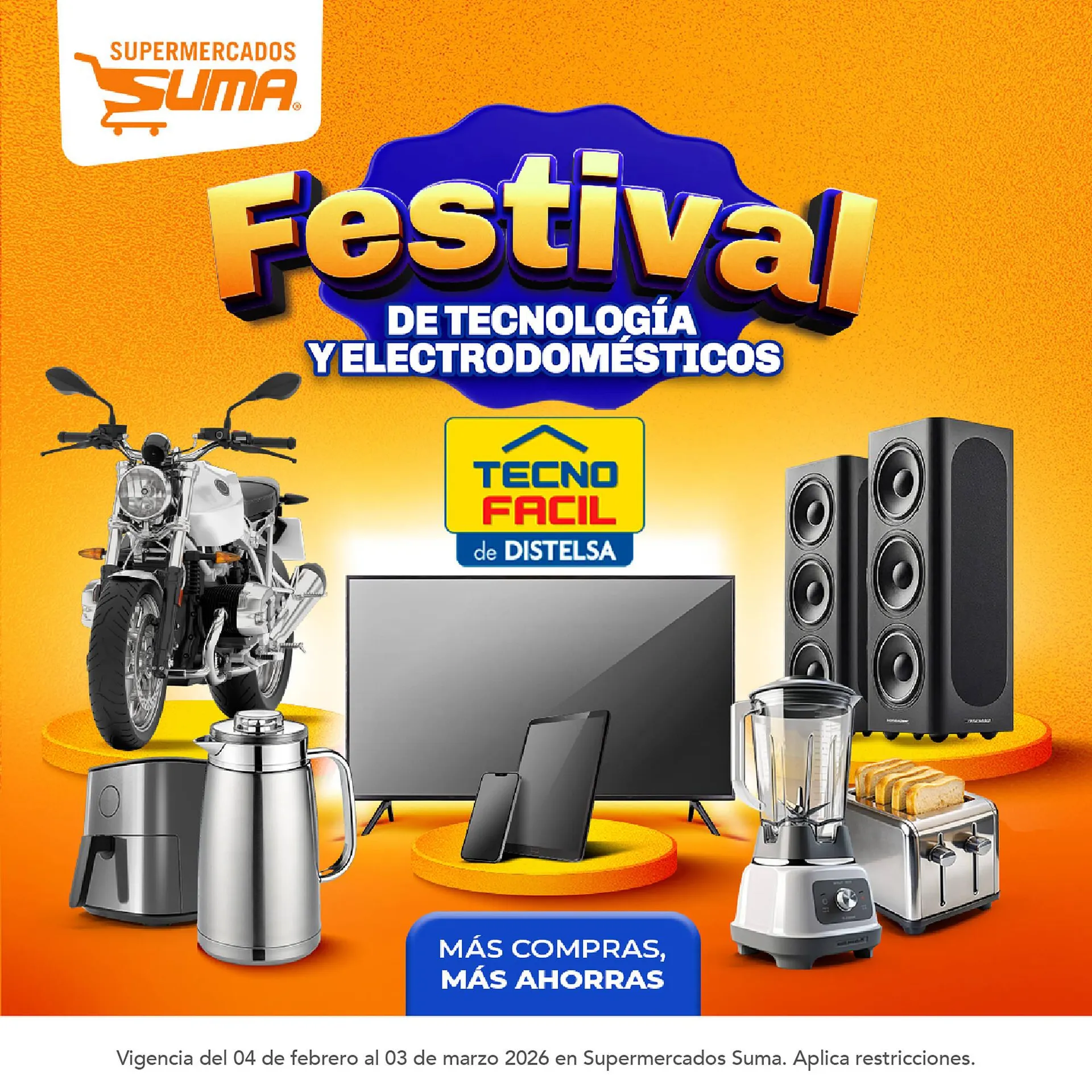 Catálogo de Folleto Suma Supermercados 4 de febrero al 3 de marzo 2026 - Página 1