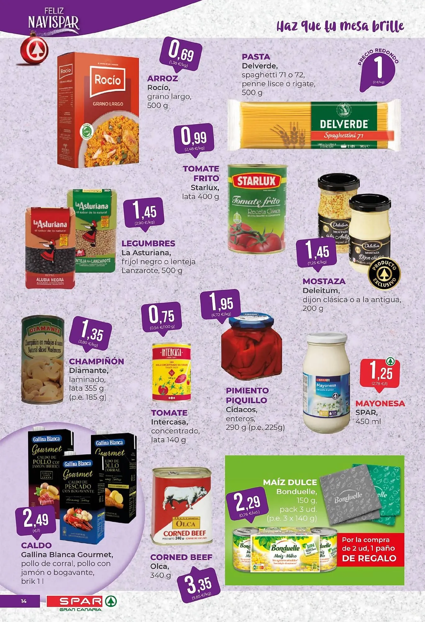 Catálogo de Folleto SPAR Gran Canaria 2 de diciembre al 11 de diciembre 2025 - Página 14