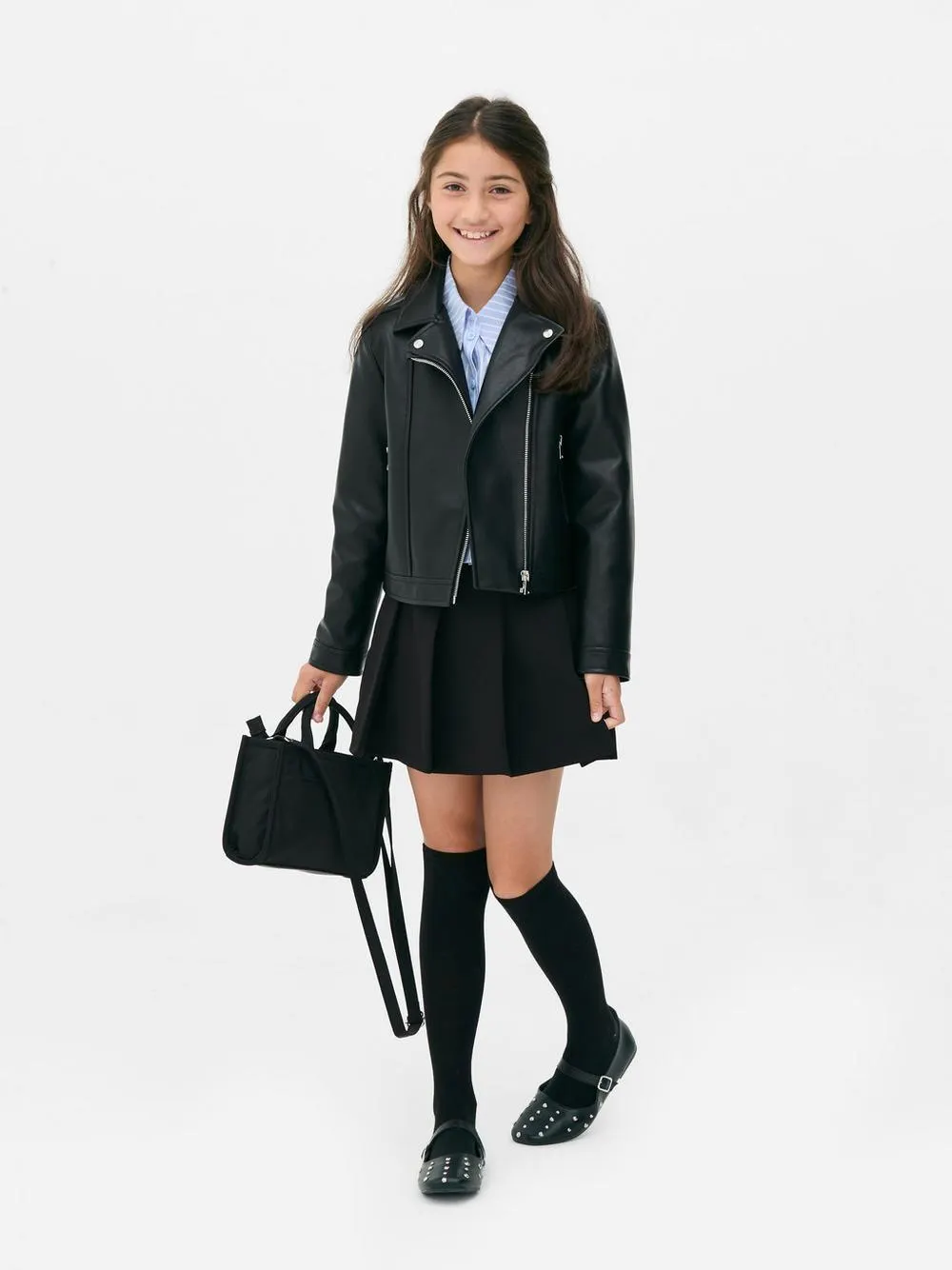 7-15 años | Falda plisada con detalle de lazo