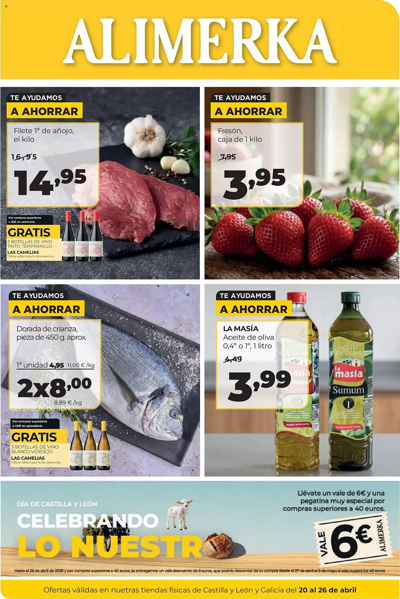 Catálogo de Folleto Alimerka 20 de abril al 26 de abril 2026 - Página 1