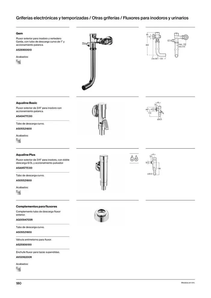 Catálogo de Grifería 9 de enero al 31 de diciembre 2025 - Página 182