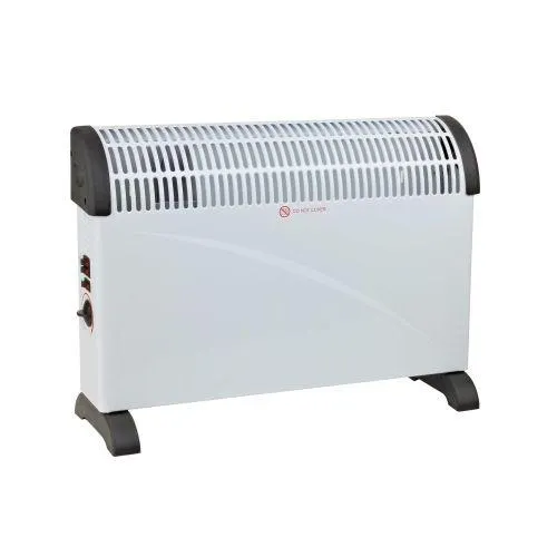 Convector electrico suelo turbo termostato 2000w vivahogar