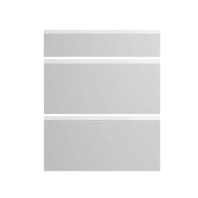 Frente de cajón cocina Star tirador blanco Blanco Brillo 138 x 60 cm