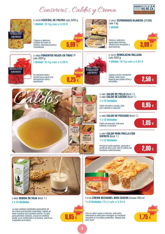 Catálogo de Productos Refrigerados y Ambiente 22 de abril al 18 de mayo 2025 - Página 9