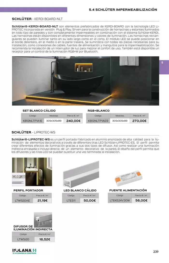 Catálogo de IMPERMEABILIZACIÓN – TARIFA ISOLANA 2025 2 de enero al 31 de marzo 2025 - Página 19