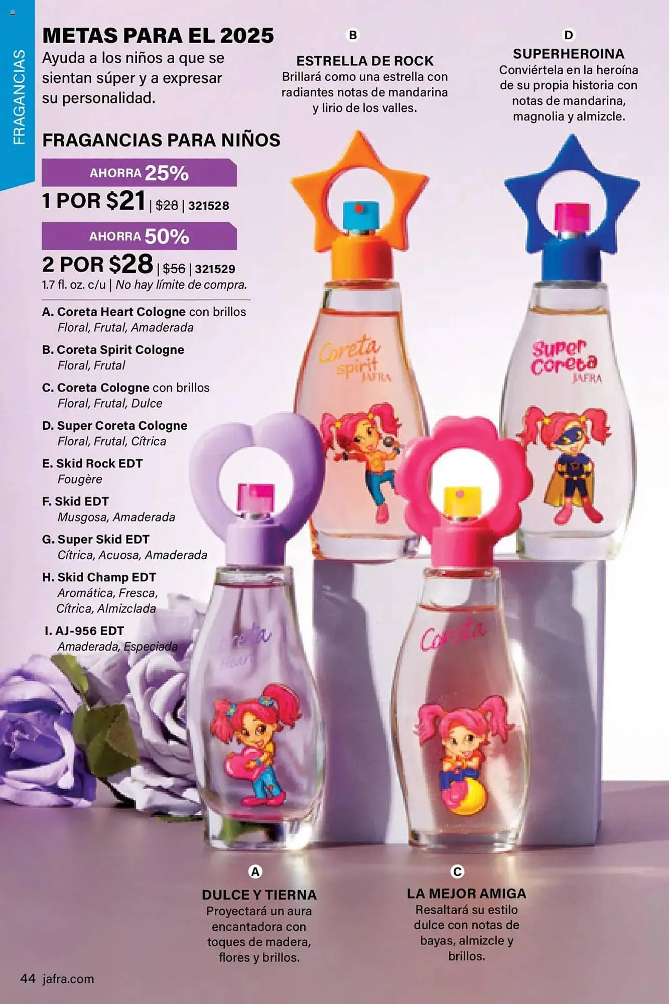 Catálogo de Folleto JAFRA 1 de enero al 31 de enero 2025 - Página 44