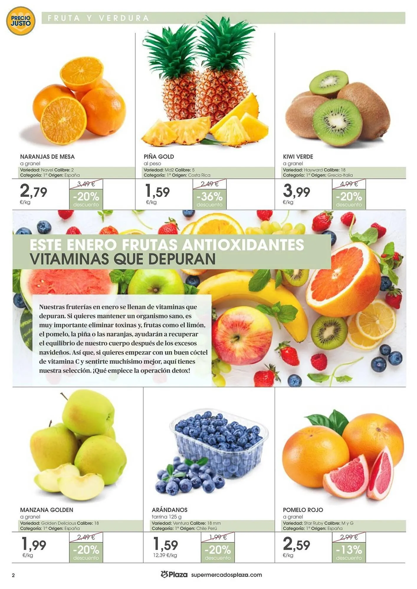 Catálogo de Folleto Supermercados Plaza 9 de enero al 21 de enero 2026 - Página 2