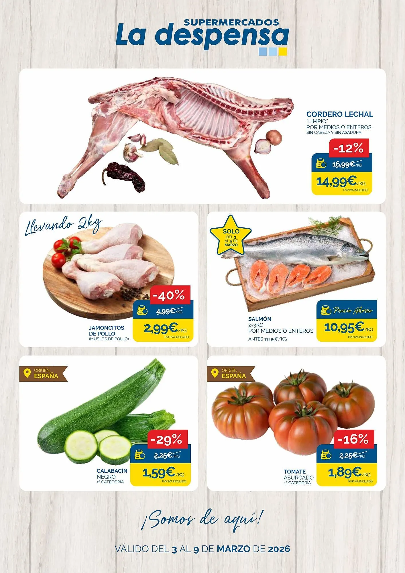 Catálogo de Folleto Supermercados La Despensa 3 de marzo al 9 de marzo 2026 - Página 1