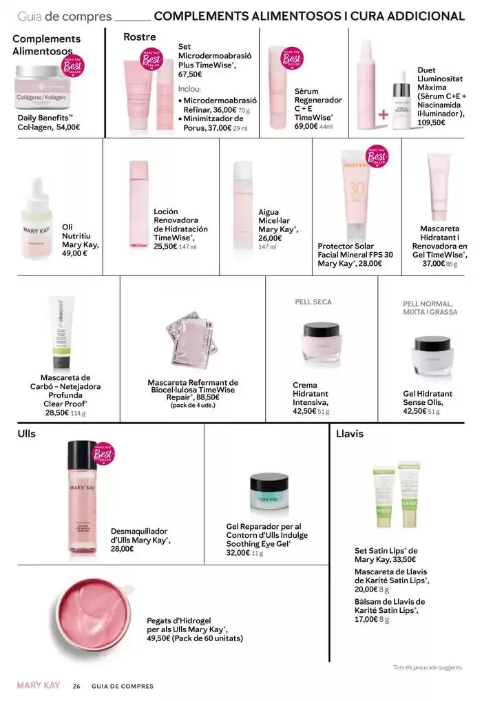 Catálogo de Folleto "Belleza Mary Kay" Catalán - Primavera 2025 16 de abril al 30 de abril 2025 - Página 26